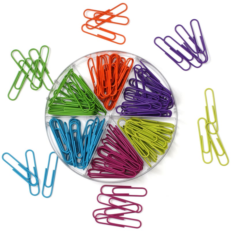 Office Style Large Colored Paper Clips, Mixed (OS-LARGEPC) - Image 3